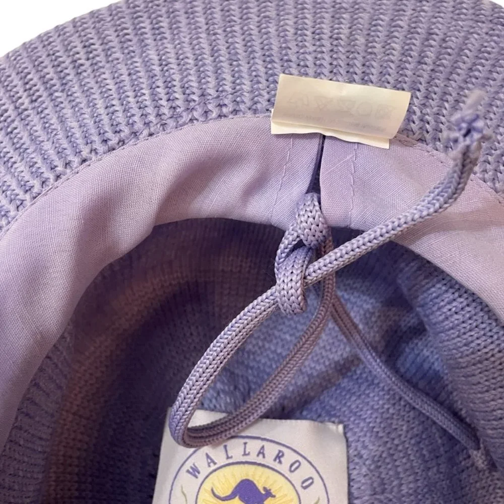 Elegant Purple Women's Sun Hat - Picture 8 of 9